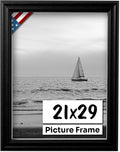 Black 21x29 Picture Frame.75 in Wide - Ready to Hang, UV Protection
