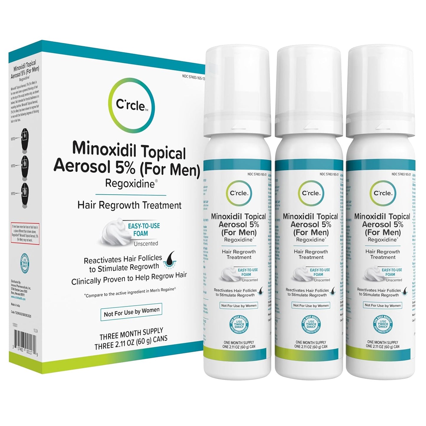 Minoxidil for Men Foam 5% - Effective Hair Regrowth Solution