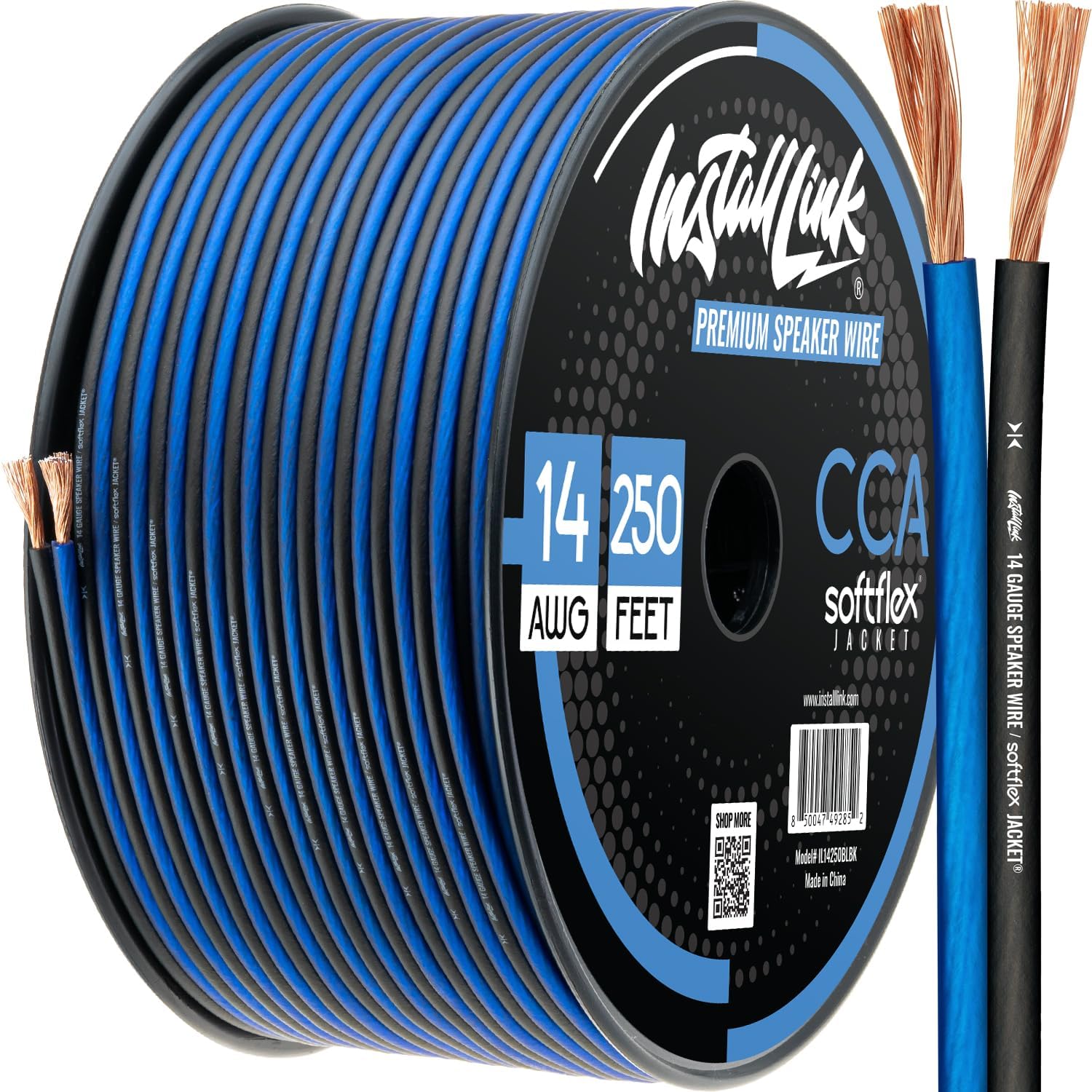 Install Link 14 AWG Gauge Speaker Wire Cable for Home Theater
