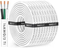 NAOEVO 14 Gauge Marine Wire 14/3 Triplex - Durable Waterproof Cable