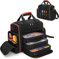 Tool Bag with 3 Removable Cases - Heavy Duty 2 Layer Tool Tote