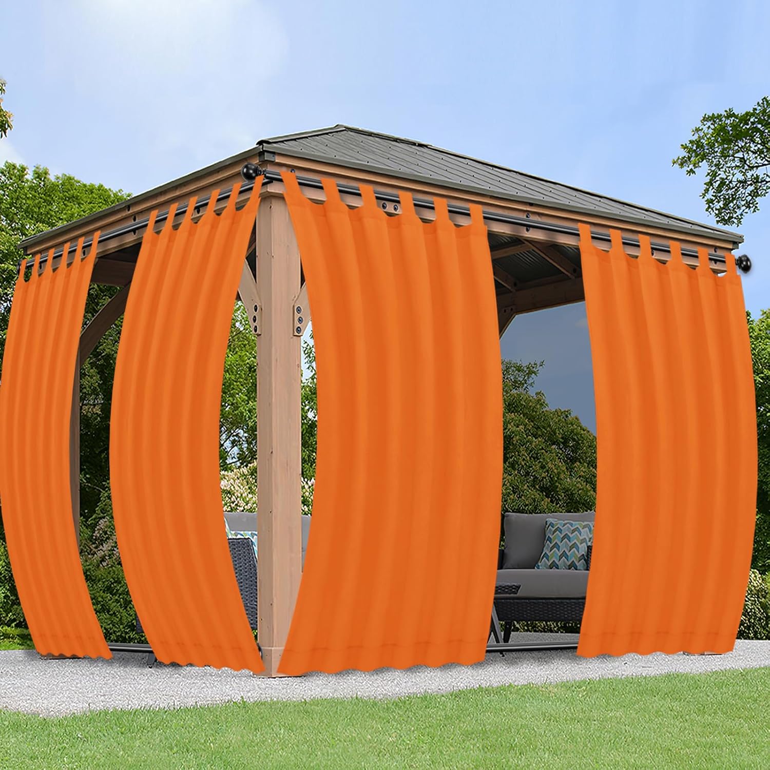 PureFit Outdoor Curtains for Privacy and Weather Protection