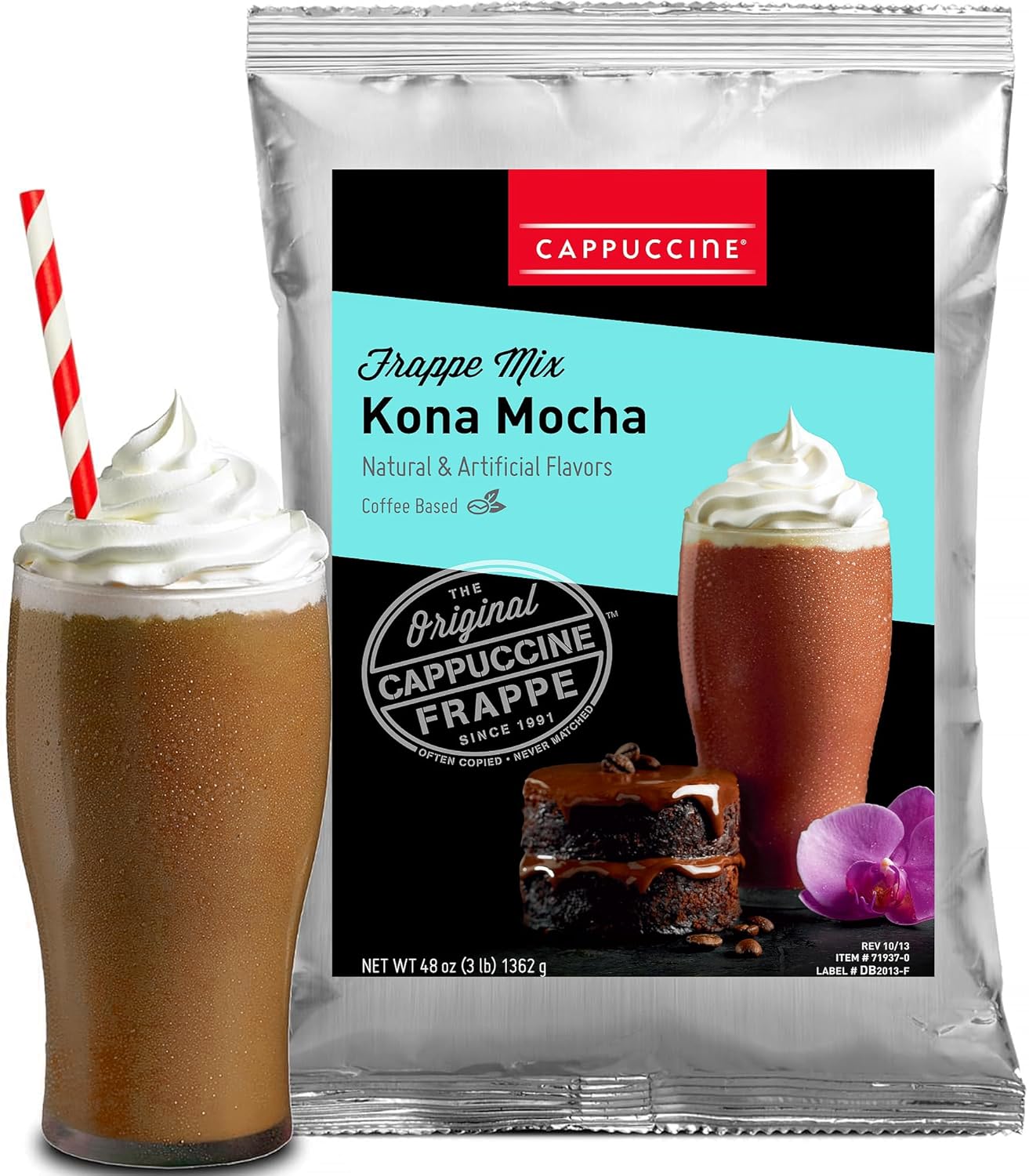Cappuccine Kona Mocha Frappe Mix for Delicious Beverages
