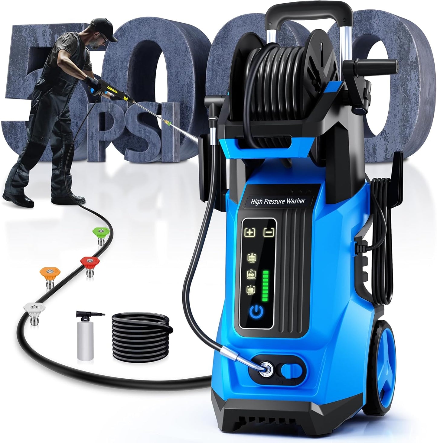 5000 PSI Electric Power Washer - Ultimate Cleaning Power