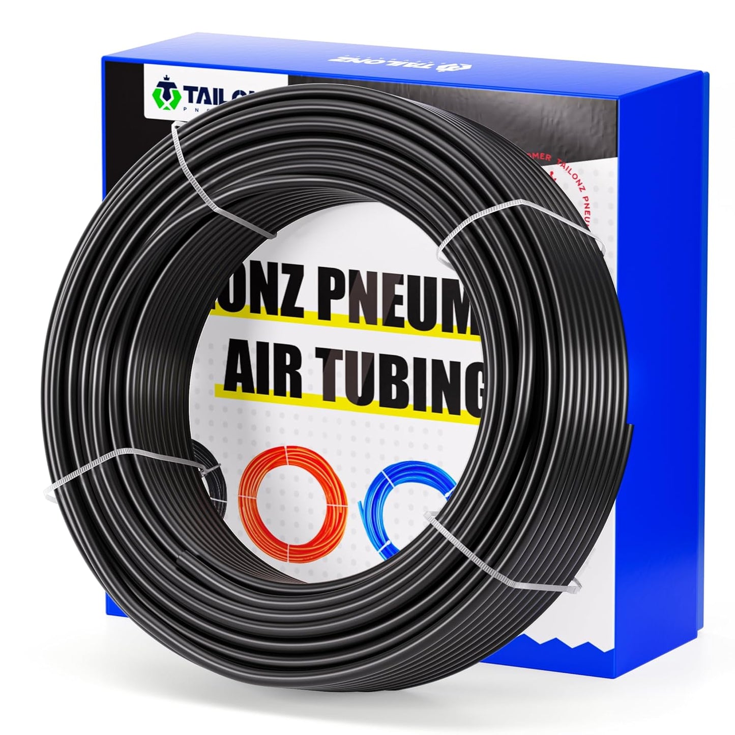 TAILONZ PNEUMATIC 1/2 inch OD Black Nylon Tube for Air Brake