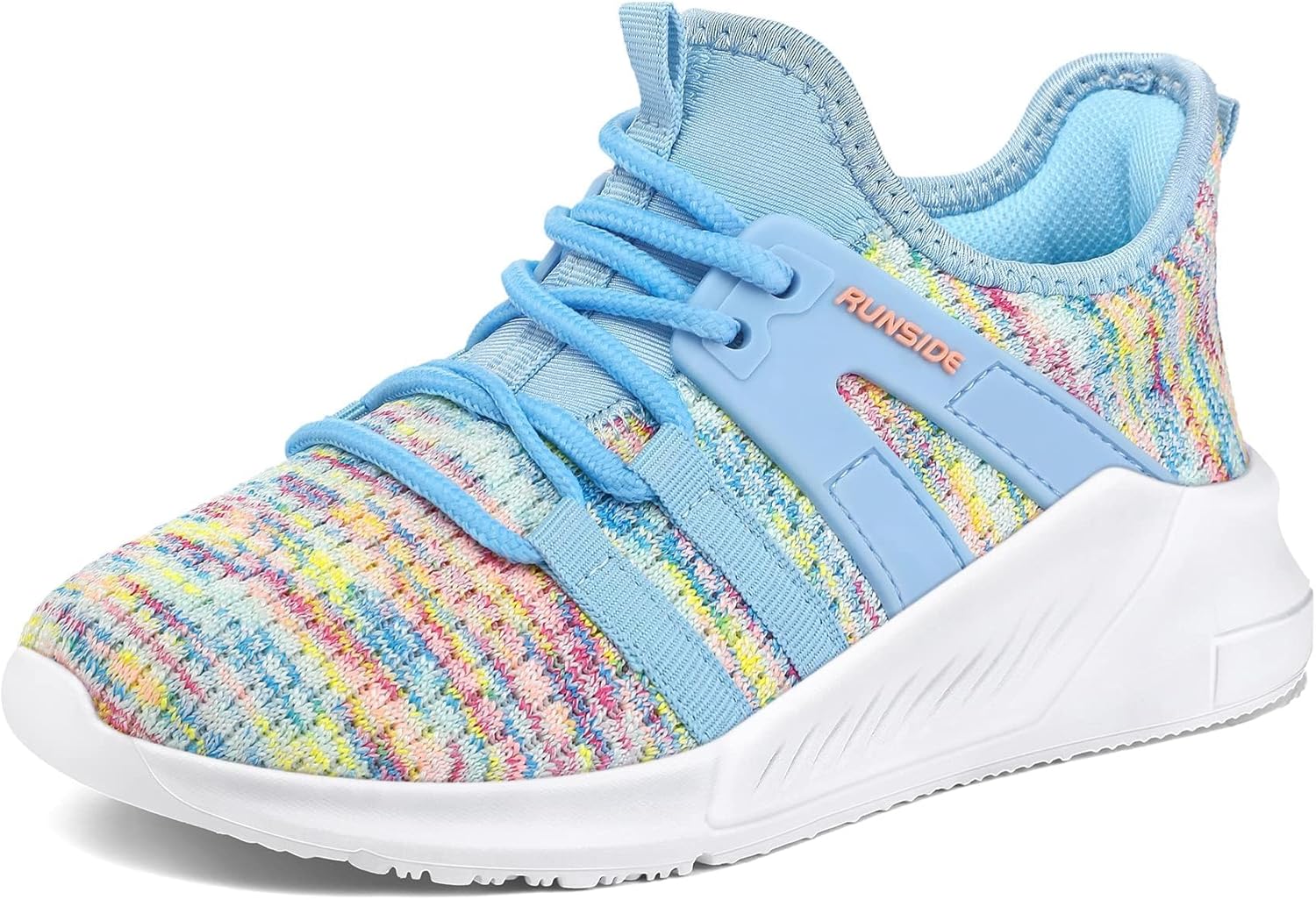 RUNSIDE Girls Tennis Shoes Lightweight Sports Sneakers for Kids