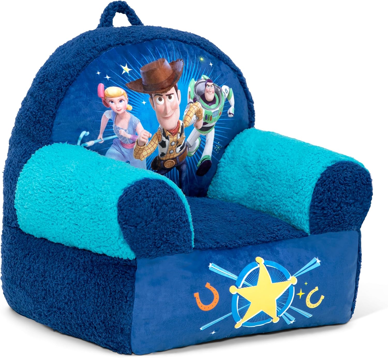 Delta Children Cozee Buddy Chair for Toy Story Fans, Plush Comfort