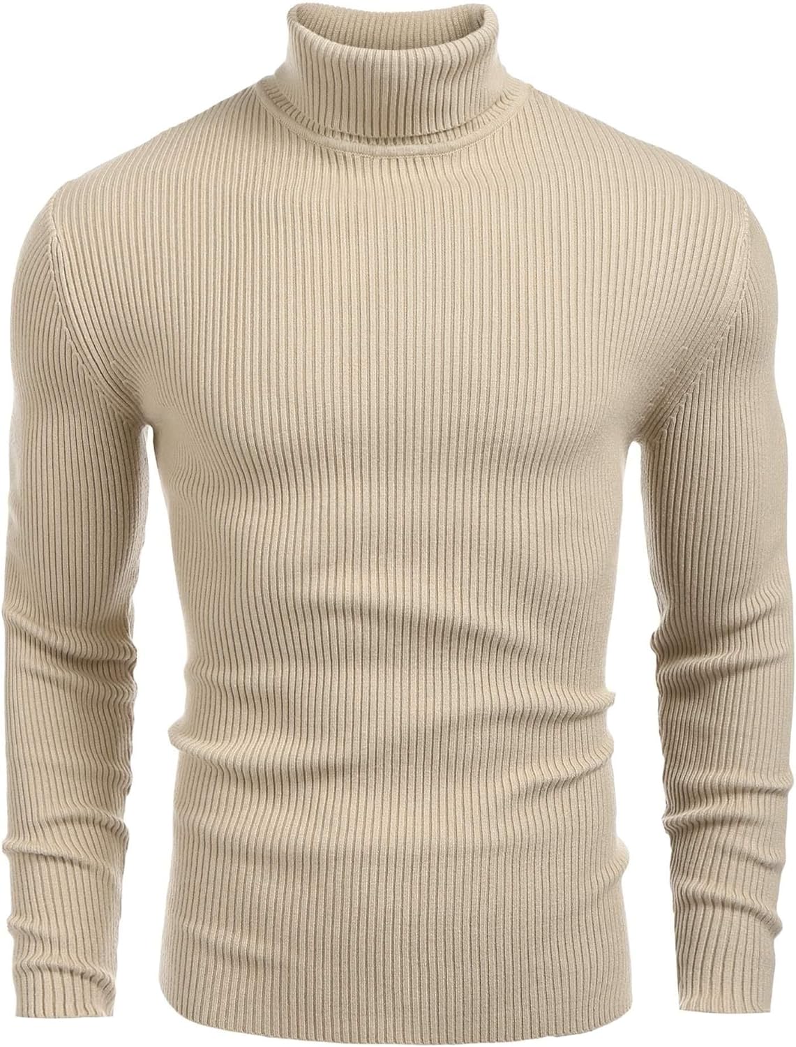 COOFANDY Mens Ribbed Slim Fit Knitted Turtleneck Sweater Review