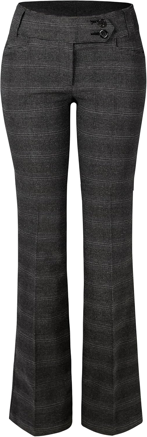 Ultra Stretch Comfy Bootcut Dress Pants for Work and Office