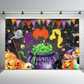 Avezano Halloween Baby Shower Backdrop for Spooky Celebrations