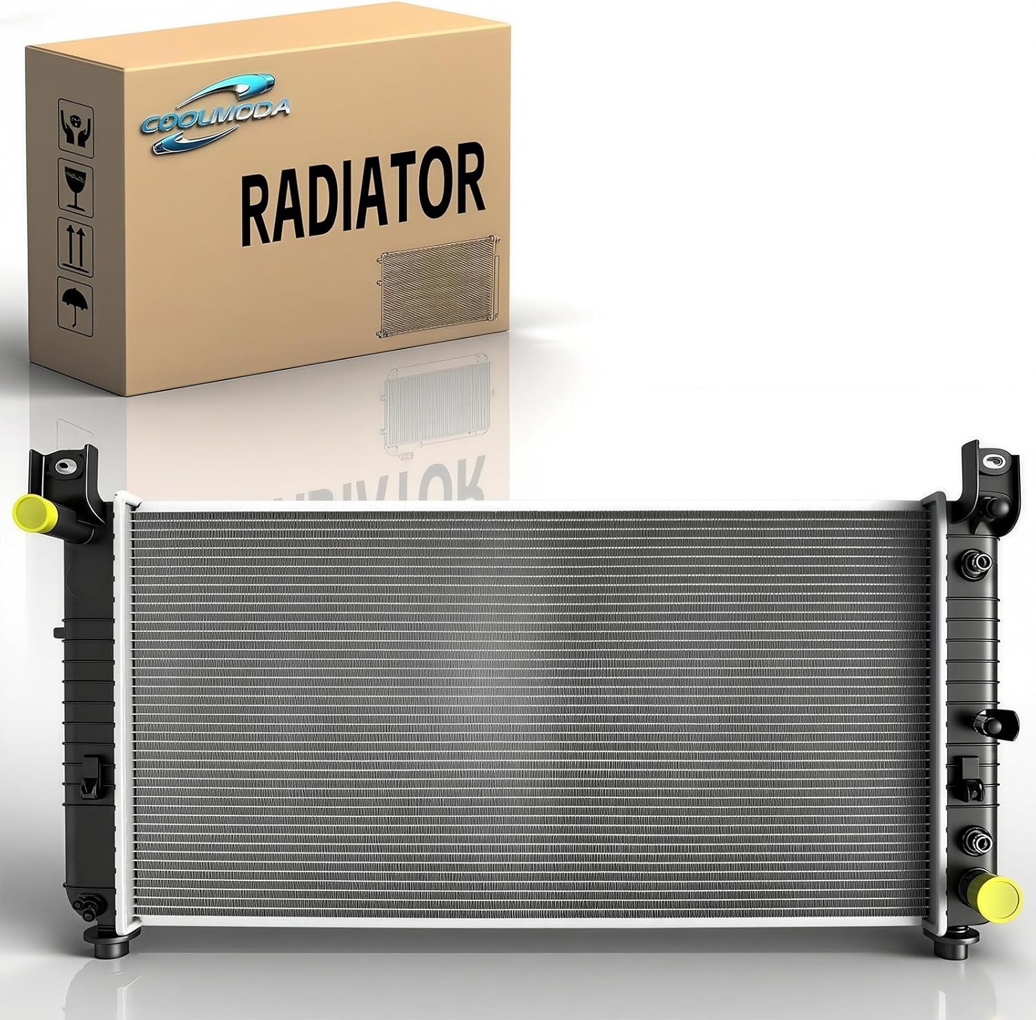 34in Aluminum Radiator Replacement for Chevy Silverado & GMC