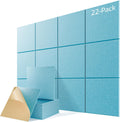 22 Pack Self-Adhesive Acoustic Panels 12in x 12in - Improve Room