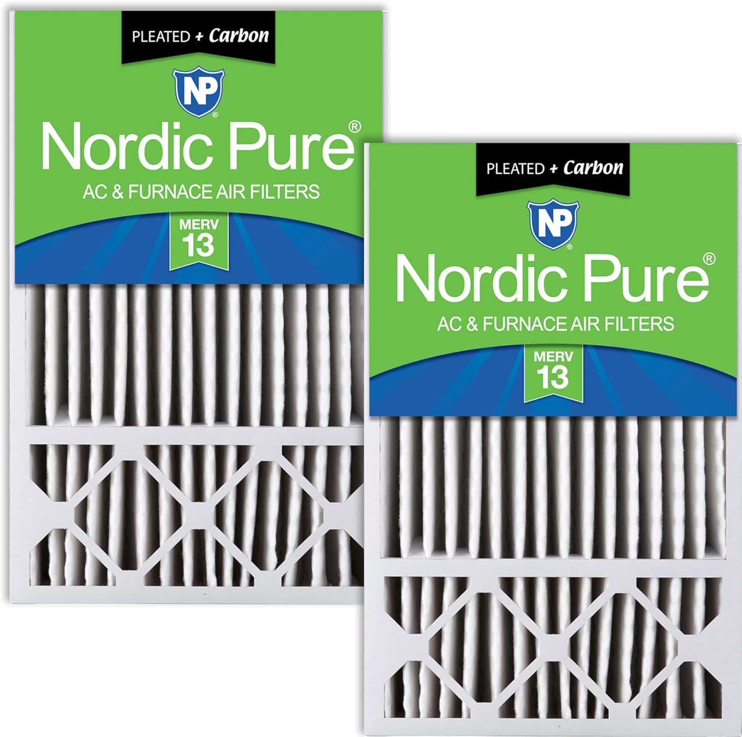 Nordic Pure 16x25x5 Honeywell Replacement Air Filters MERV 13