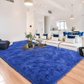 Navy Blue 8x10 Rug Super Soft Shaggy Area Rug - Plush Comfort