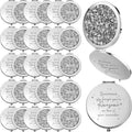Inspirational Compact Mirror 30 Pack - Pocket Mirrors for Gifts