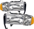 Headlights Assembly for 1994-2001 Dodge Ram 1500 & 94-02 Ram 2500 3500