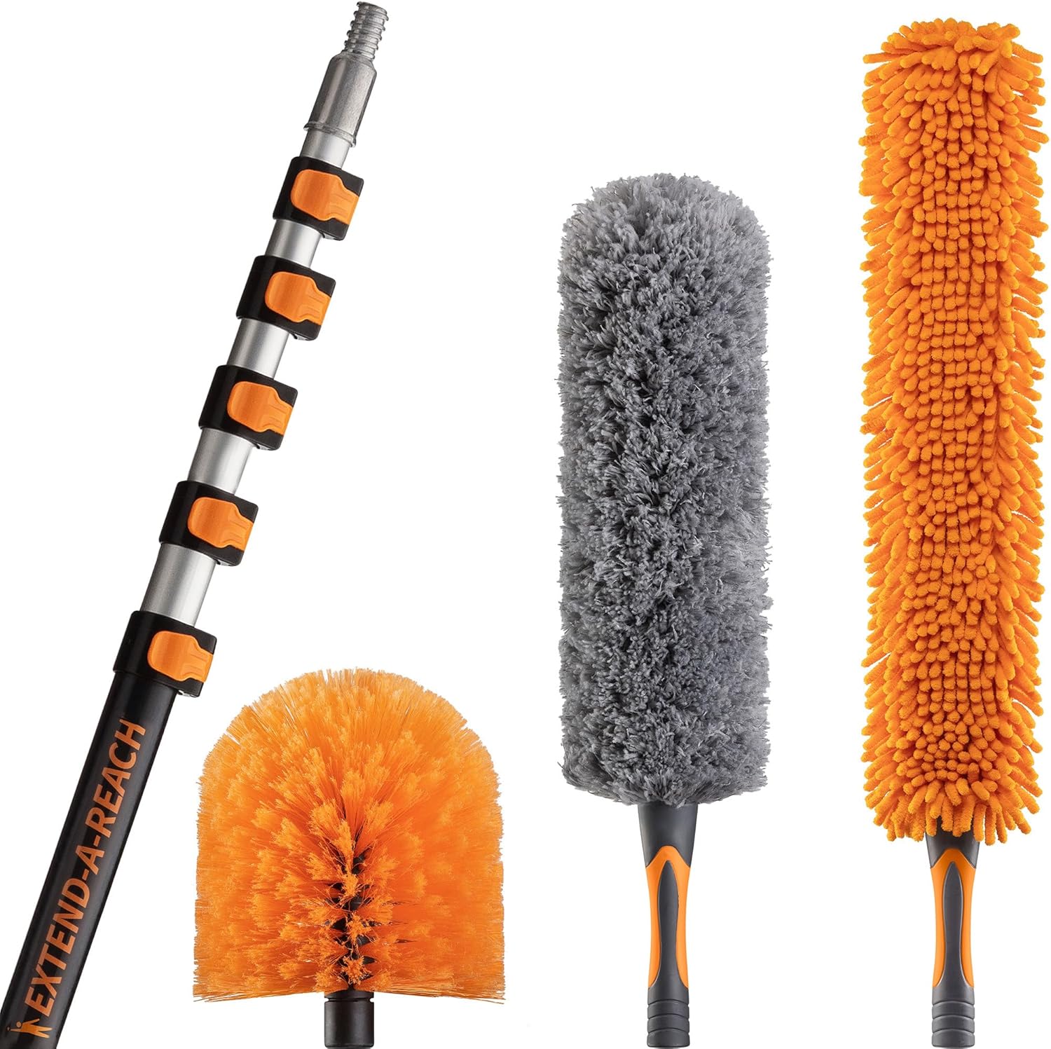 30 Foot High Reach Duster Kit for Easy High Ceiling Cleaning