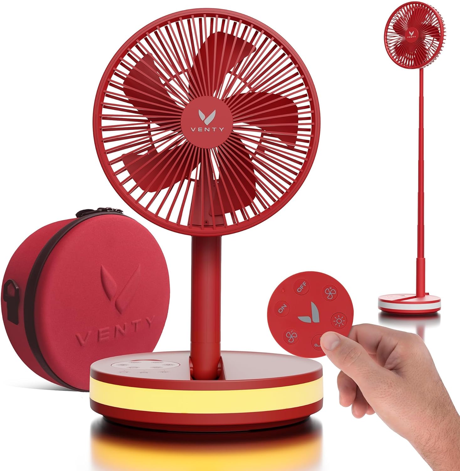 VENTY Portable Fan - Wireless Battery Operated Fan for Travel