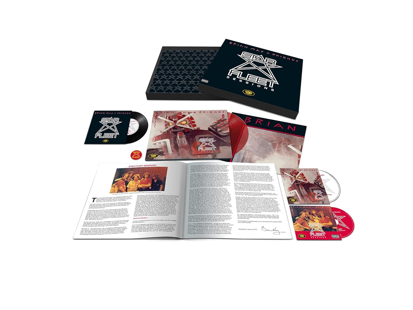 Star Fleet Sessions 40th Anniversary Red Single Vinyl Record