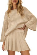 Fall Sweater Sets Skirt Sets Women 2 Piece Outfits - Cozy Knit