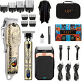 Hair Clippers Set for Men with LED Display - Professional Cordless Kit
