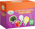 Go Together and Opposites Flash Cards Set - Photo Cards for Speech