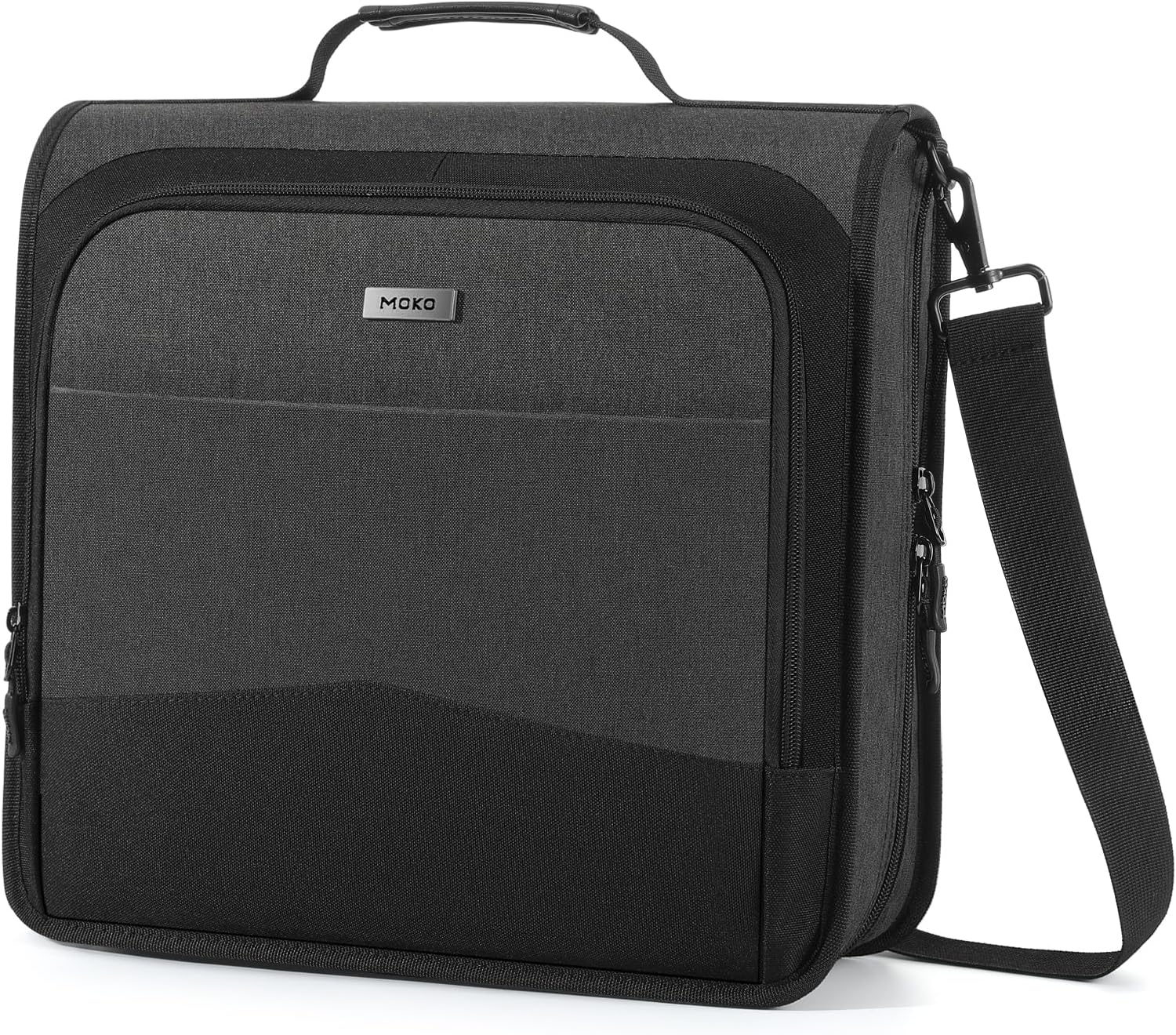 MoKo Zipper Binder with Laptop Pocket for School and Office Use