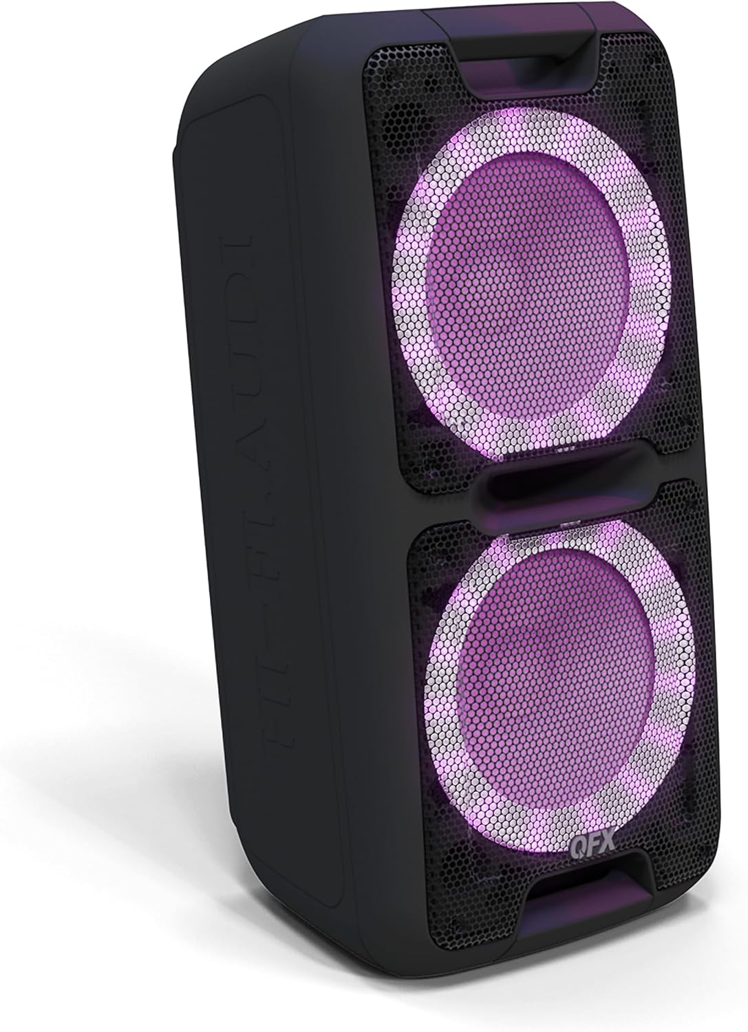 QFX PBX-100 Bluetooth Portable Party Speakers with LED Lights
