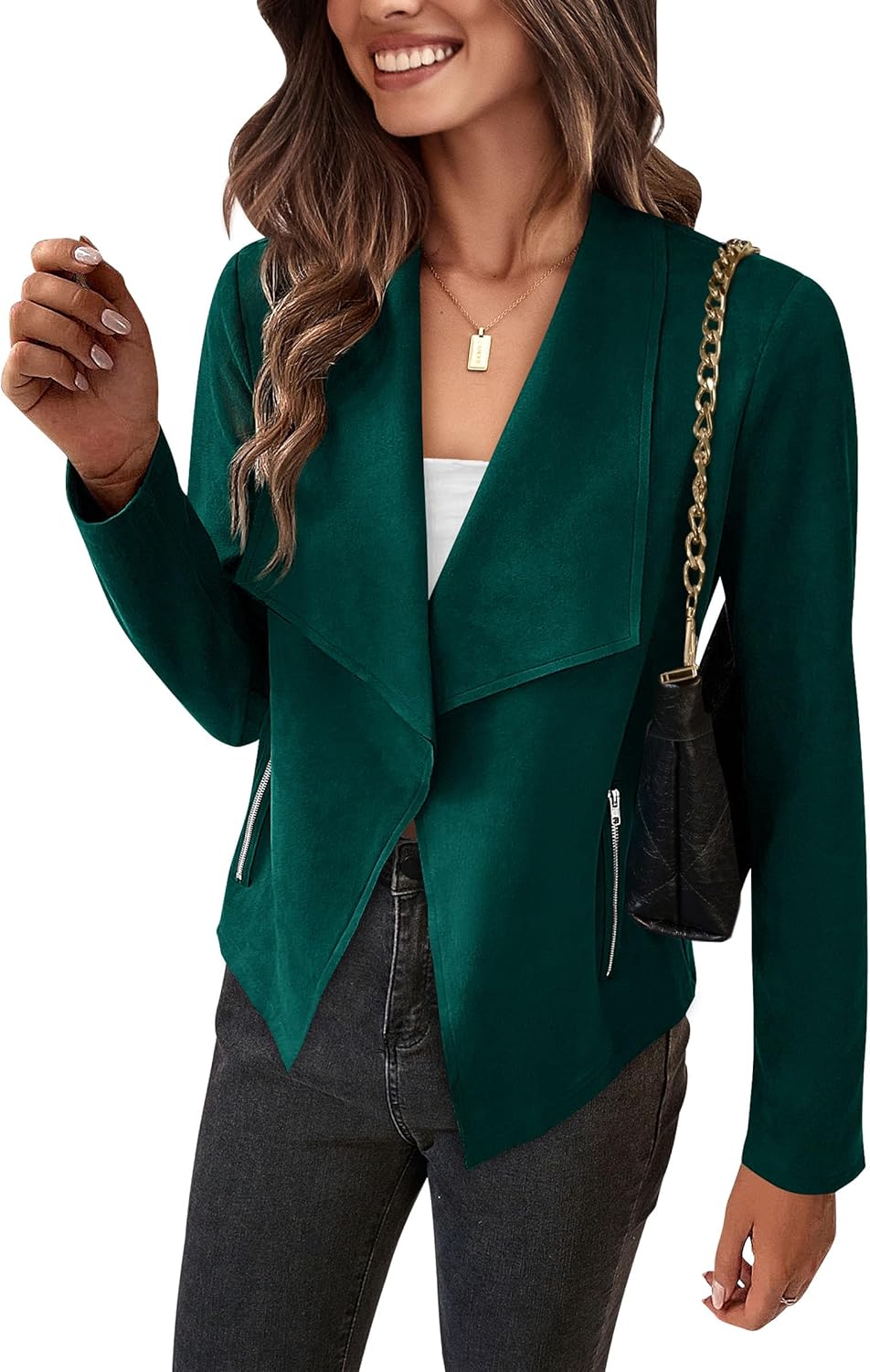 Faux Suede Jackets for Women - Trendy Fall Fashion Outwear