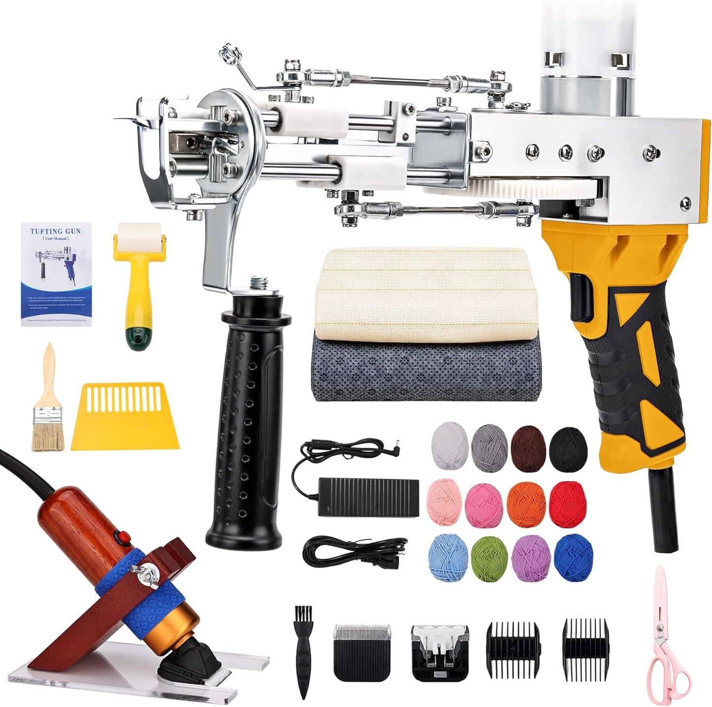 Zowwfast Rug Tufting Gun Starter Kit for Creative Carpet Making