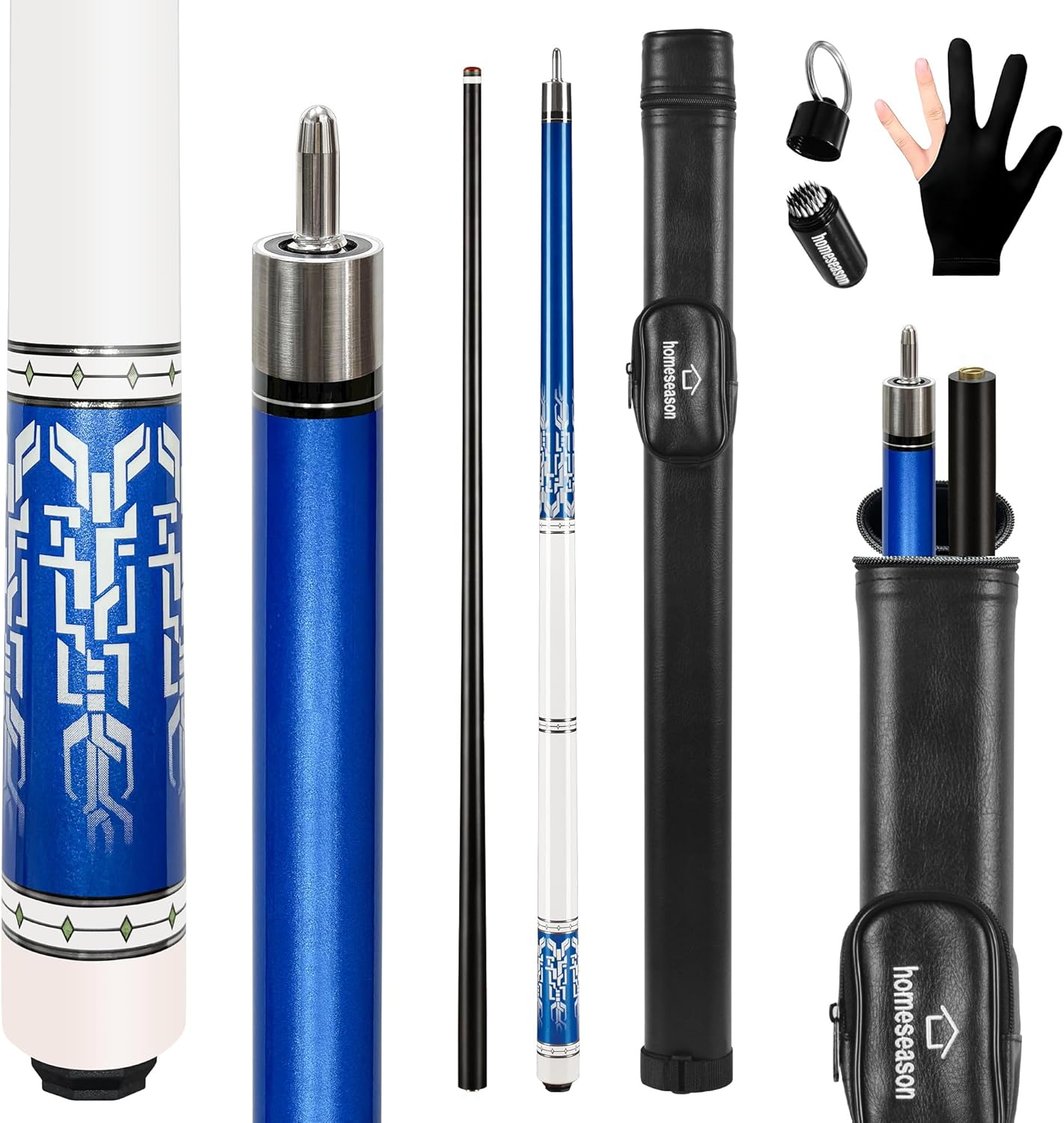 Professional 58-Inch Glass Fiber Pool Cue Stick for Billiards