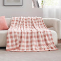 Snuggle Sac Buffalo Plaid Bedding Blanket Twin Size - Super Soft Cozy