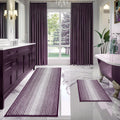 Bathroom Rugs and Mats Set 2 Piece Chenille Bath Rug - Soft Absorbent