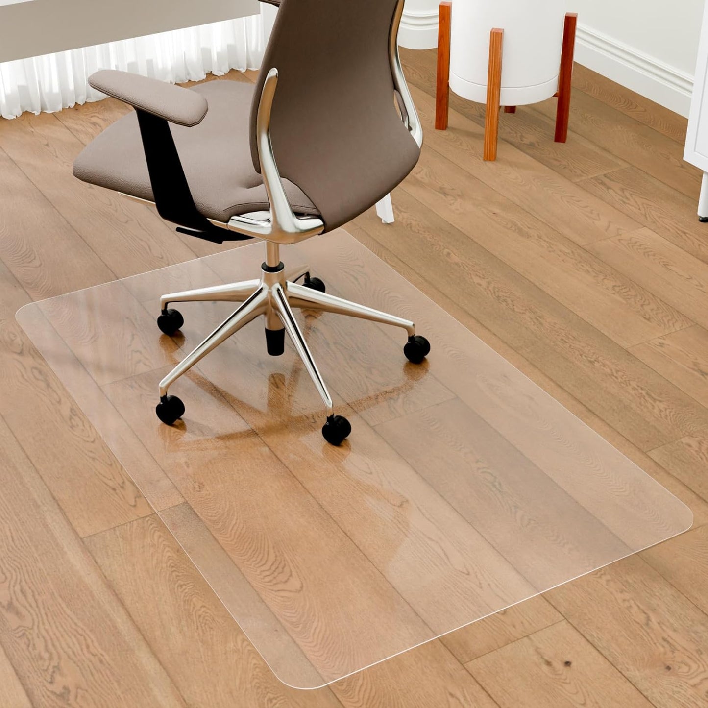 Easy Glide Clear Chair Mat 48x30 - Protect Hardwood!