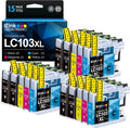 E-Z Ink Pro LC103 Compatible Ink Cartridges for Brother Printers