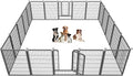 40 Inch Dog Playpen Heavy Duty Metal Fence for Large Dogs