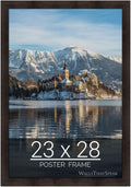 wallsthatspeak 23x28 Espresso Brown Picture Frame - Clean Display