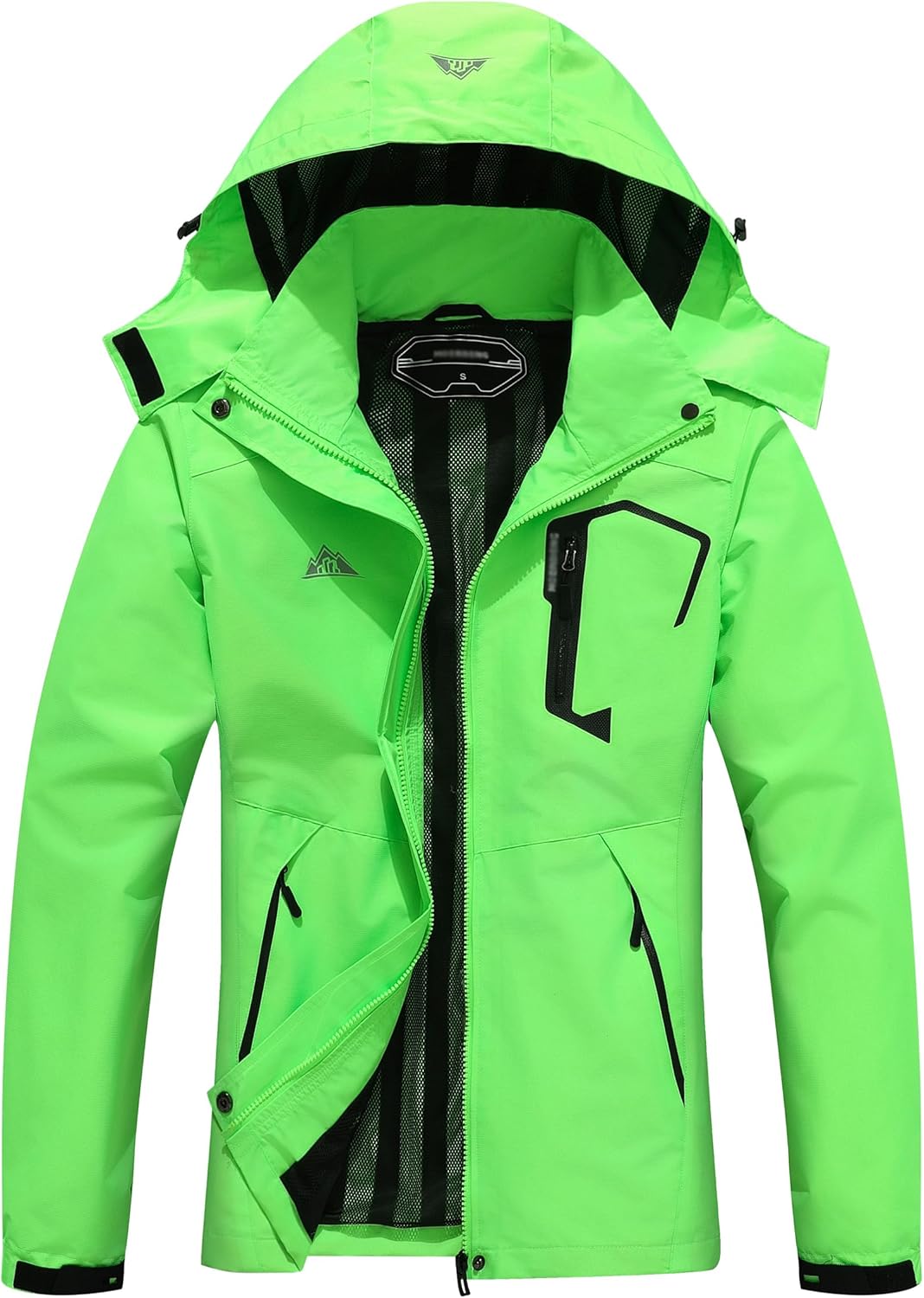 Women's Waterproof Lightweight Rain Jacket for Outdoor Activities