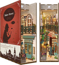 Tonecheer DIY Book Nook Kit Baker Street - Sherlock Bookend Scene