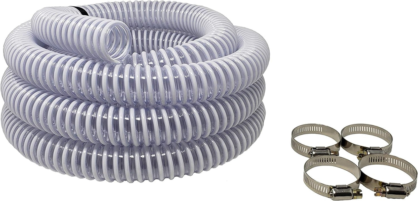 Sealproof 1.25 Inch Pool Filter Pump Connection Hose 20 FT