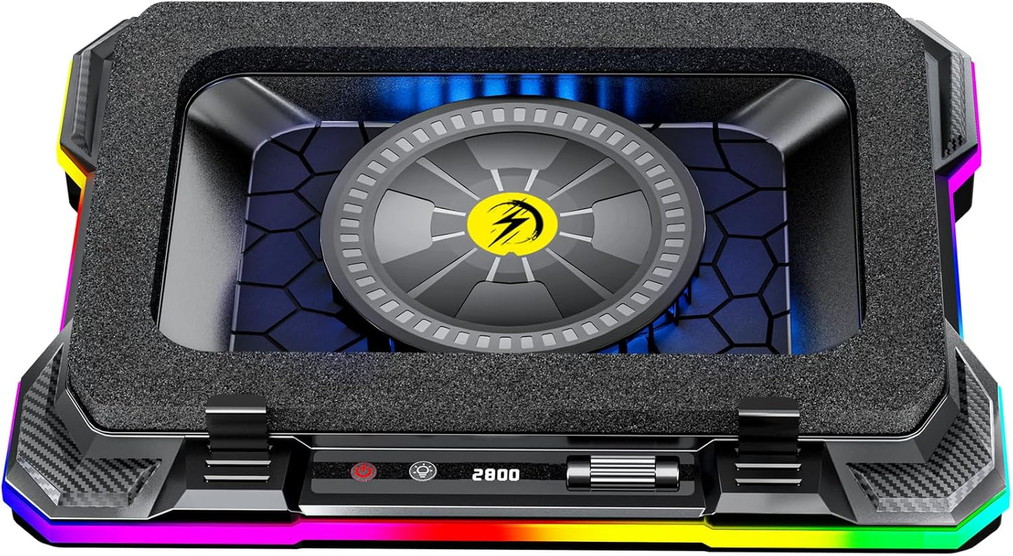 AICHESON Gaming Turbofan Laptop Cooling Pad for 14-19 in Laptops