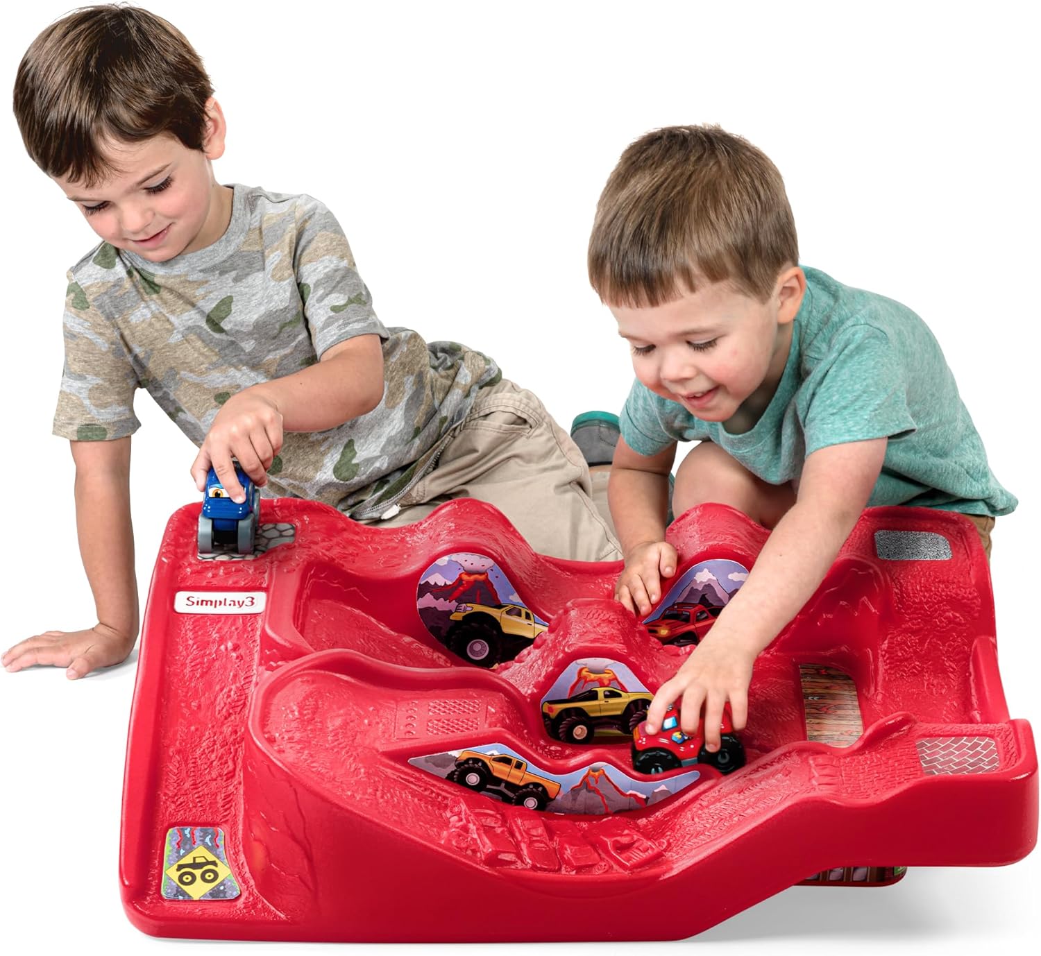 Simplay3 Monster City Extreme Wheels Car Race Track Table Fun