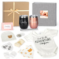 New Mom Gifts Gender Reveal Gift Basket - Thoughtful Keepsake Set