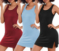 Ekouaer Nightgowns for Women 3 Pack Sleeveless Sleep Shirts
