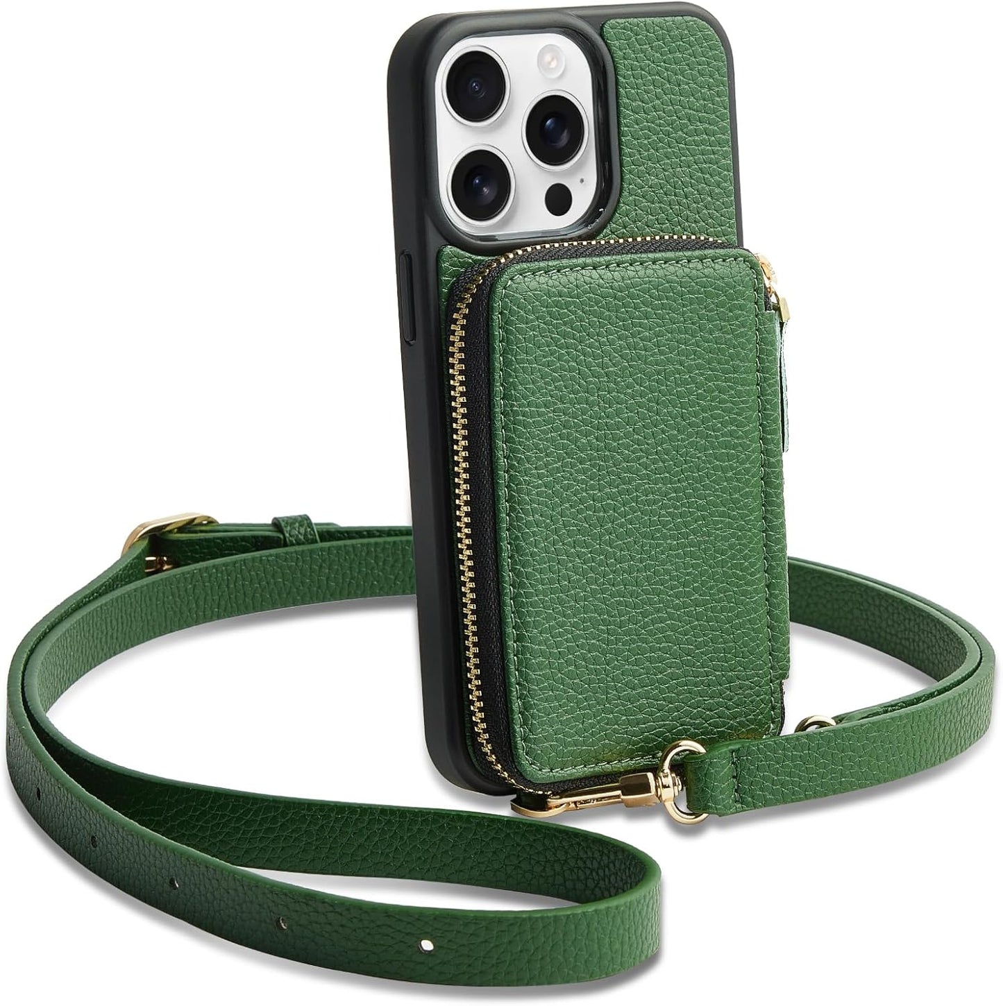 ZVE iPhone 14 Pro Max Wallet Case with RFID Blocking Design