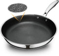 11 in Non Stick Frying Pan - Hybrid Ceramic Stainless Steel Skillet