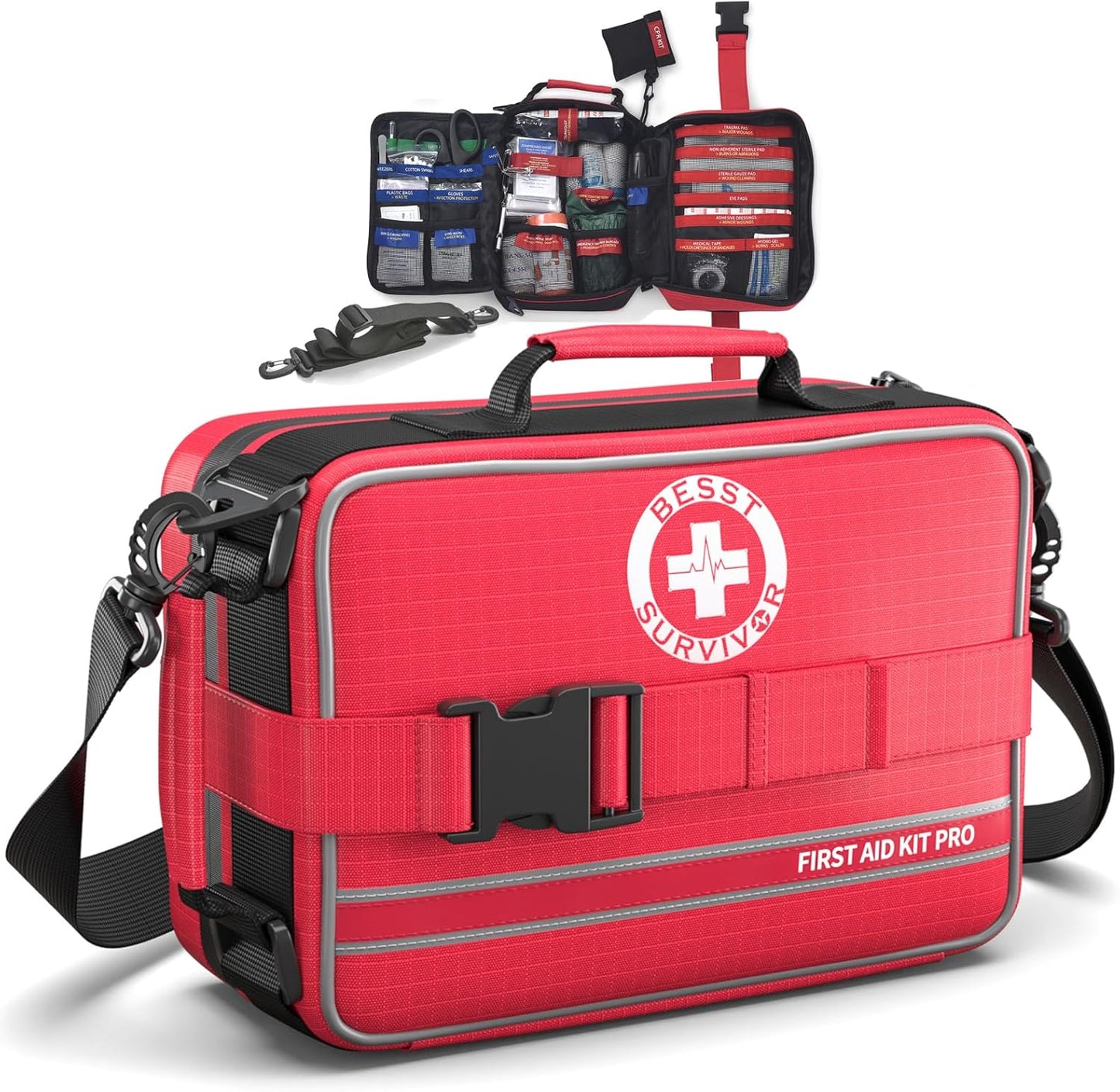 Premium 324-Piece First Aid Kit for Emergencies