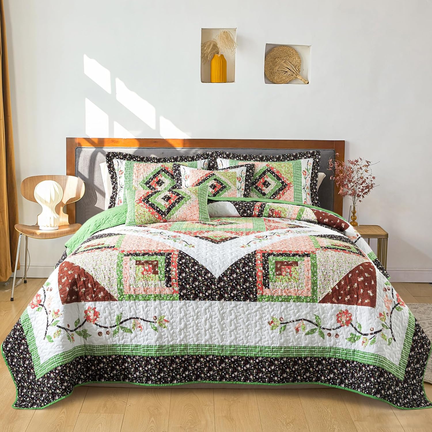 BEDIFANY King Size Comforter Set - Lightweight Cotton Filling
