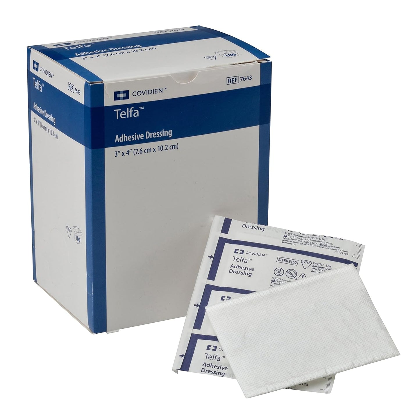 Covidien Telfa Adhesive Dressing 3in x 4in Pack of 100 Review