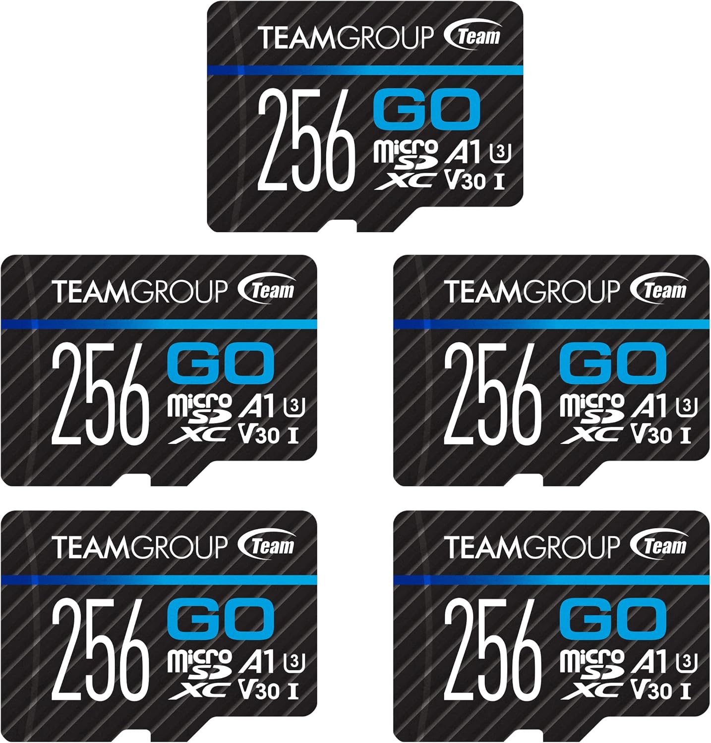 TEAMGROUP GO Card 256GB Micro SDXC for Action Cameras & Drones
